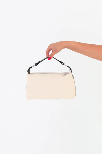 Casso Kanvas El Çantası Siyah