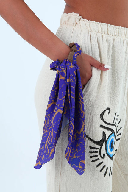 Lava Çok renkli Fular Toka Mor