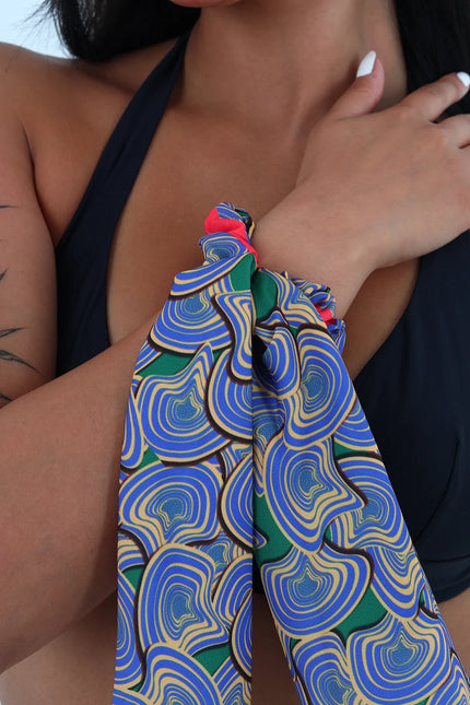 Lava Çok renkli Fular Toka Mavi