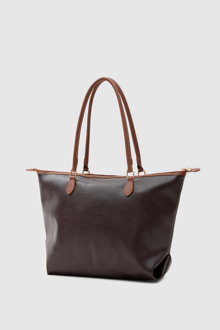 Lenny Kadın Askılı Omuz Çantası - Shopper Çanta Kahverengi