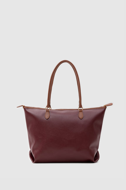 Lenny Kadın Askılı Omuz Çantası - Shopper Çanta Bordo
