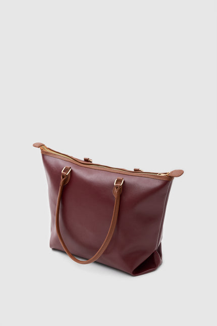 Lenny Kadın Askılı Omuz Çantası - Shopper Çanta Bordo