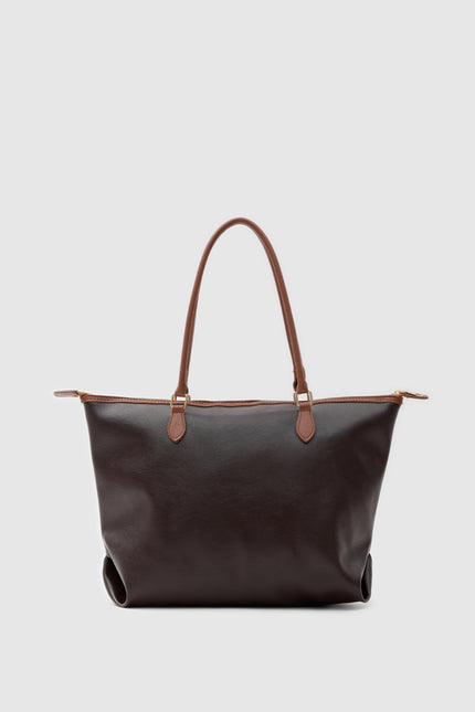 Lenny Kadın Askılı Omuz Çantası - Shopper Çanta Kahverengi
