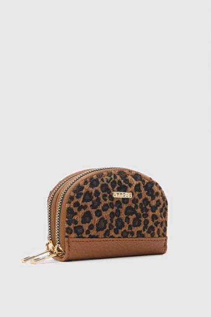 Arodes Leopar Desen Çanta Cüzdan
