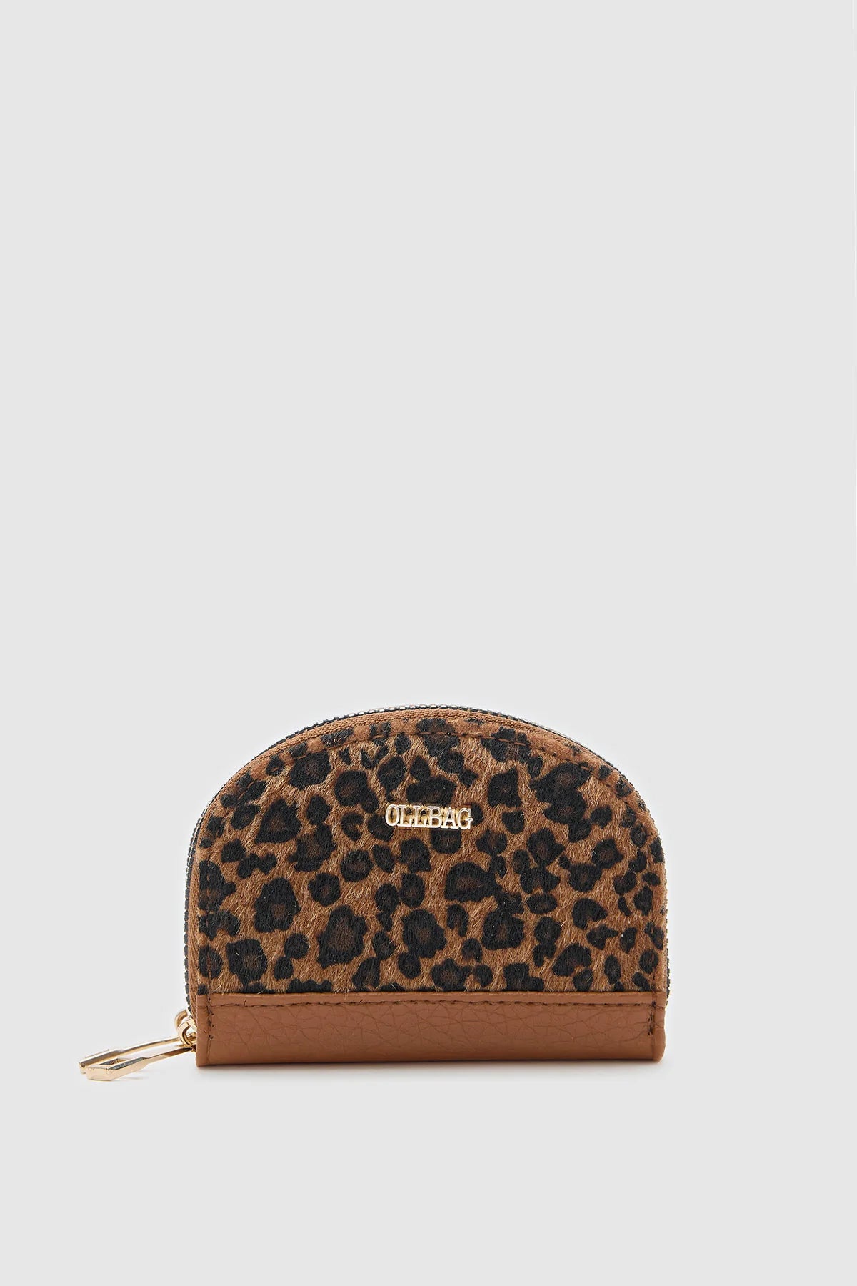 Arodes Leopar Desen Çanta Cüzdan