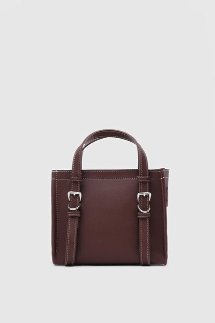 Merry Ayarlanabilir El ve Omuz çantası Bordo